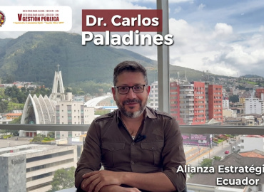Carlos Paladines participa en el V Congreso Internacional de Gestión Pública en Perú.