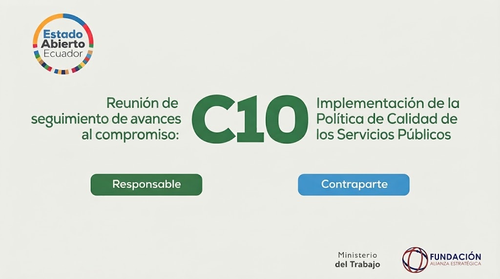 Seguimiento al Compromiso 10: avances en la Política de Calidad de los Servicios Públicos